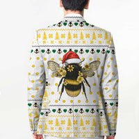 Oh Christmas Bee Bee Christmas Blazer Xmas Holiday Patterns - Wonder Print Shop