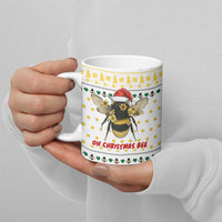Oh Christmas Bee Bee Christmas Ceramic Mug Xmas Holiday Patterns - Wonder Print Shop