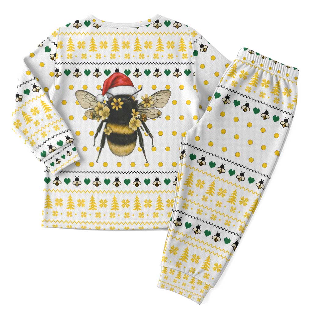 Oh Christmas Bee Bee Christmas Pajama Set Xmas Holiday Patterns - Wonder Print Shop