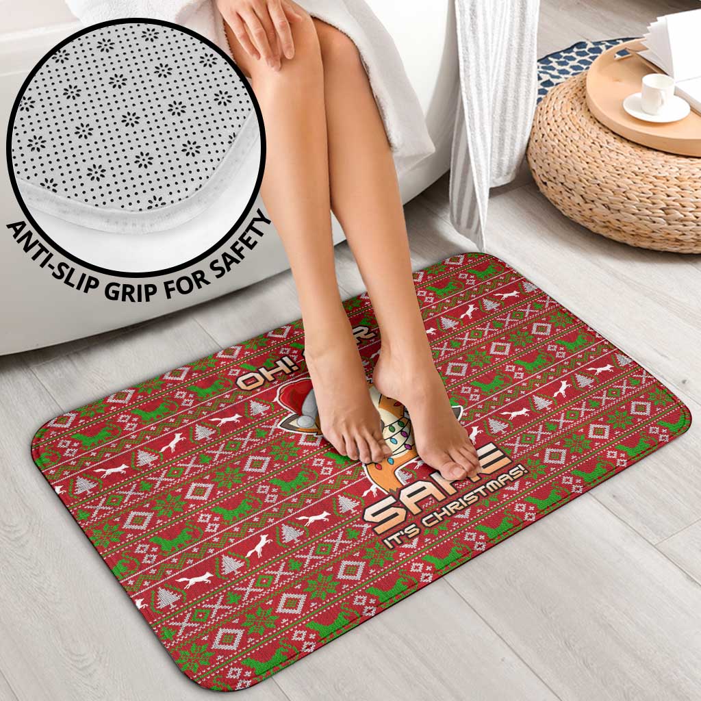 Oh For Fox Sake Christmas Bathroom Set Xmas Holiday Patterns - Wonder Print Shop