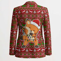 Oh For Fox Sake Christmas Blazer Xmas Holiday Patterns - Wonder Print Shop