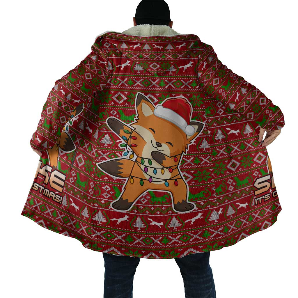 Oh For Fox Sake Christmas Cloak Xmas Holiday Patterns - Wonder Print Shop