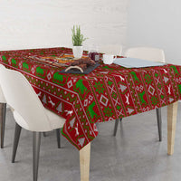 Oh For Fox Sake Christmas Tablecloth Xmas Holiday Patterns - Wonder Print Shop