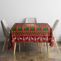 Oh For Fox Sake Christmas Tablecloth Xmas Holiday Patterns - Wonder Print Shop