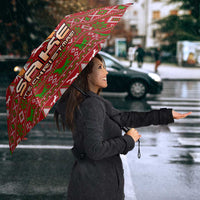 Oh For Fox Sake Christmas Umbrella Xmas Holiday Patterns - Wonder Print Shop