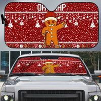Oh Snap Christmas Auto Sun Shade Xmas Holiday Patterns - Wonder Print Shop