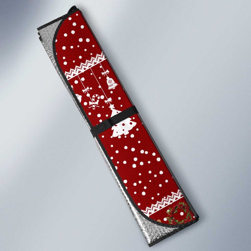 Oh Snap Christmas Auto Sun Shade Xmas Holiday Patterns - Wonder Print Shop
