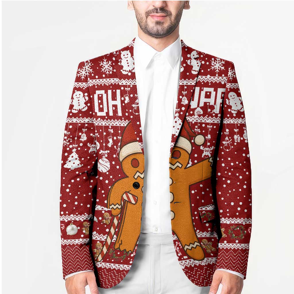 Oh Snap Christmas Blazer Xmas Holiday Patterns - Wonder Print Shop