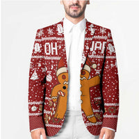 Oh Snap Christmas Blazer Xmas Holiday Patterns - Wonder Print Shop