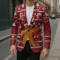 Oh Snap Christmas Blazer Xmas Holiday Patterns - Wonder Print Shop