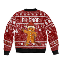 Oh Snap Christmas Bomber Jacket Xmas Holiday Patterns - Wonder Print Shop