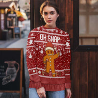 Oh Snap Christmas Ugly Christmas Sweater Xmas Holiday Patterns - Wonder Print Shop
