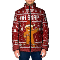 Oh Snap Christmas Padded Jacket Xmas Holiday Patterns - Wonder Print Shop