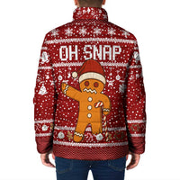 Oh Snap Christmas Padded Jacket Xmas Holiday Patterns - Wonder Print Shop