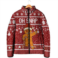 Oh Snap Christmas Padded Jacket Xmas Holiday Patterns - Wonder Print Shop