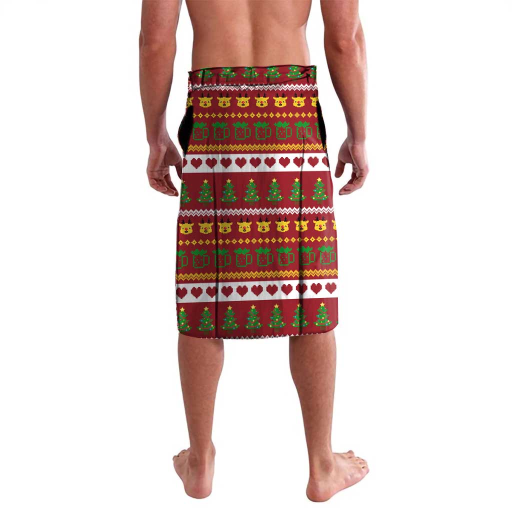 One More Night Santa Beer Christmas Lavalava Xmas Holiday Patterns - Wonder Print Shop
