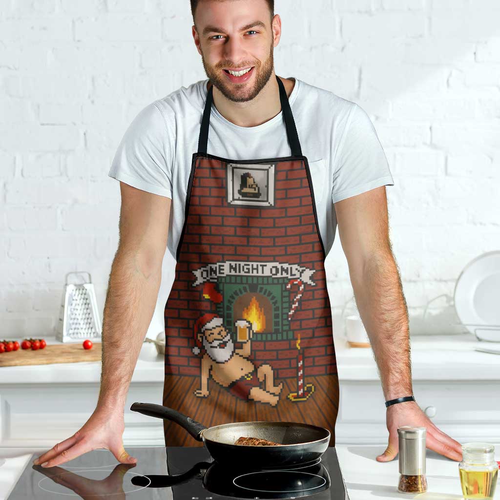 One Night Only Christmas Apron Xmas Holiday Patterns - Wonder Print Shop