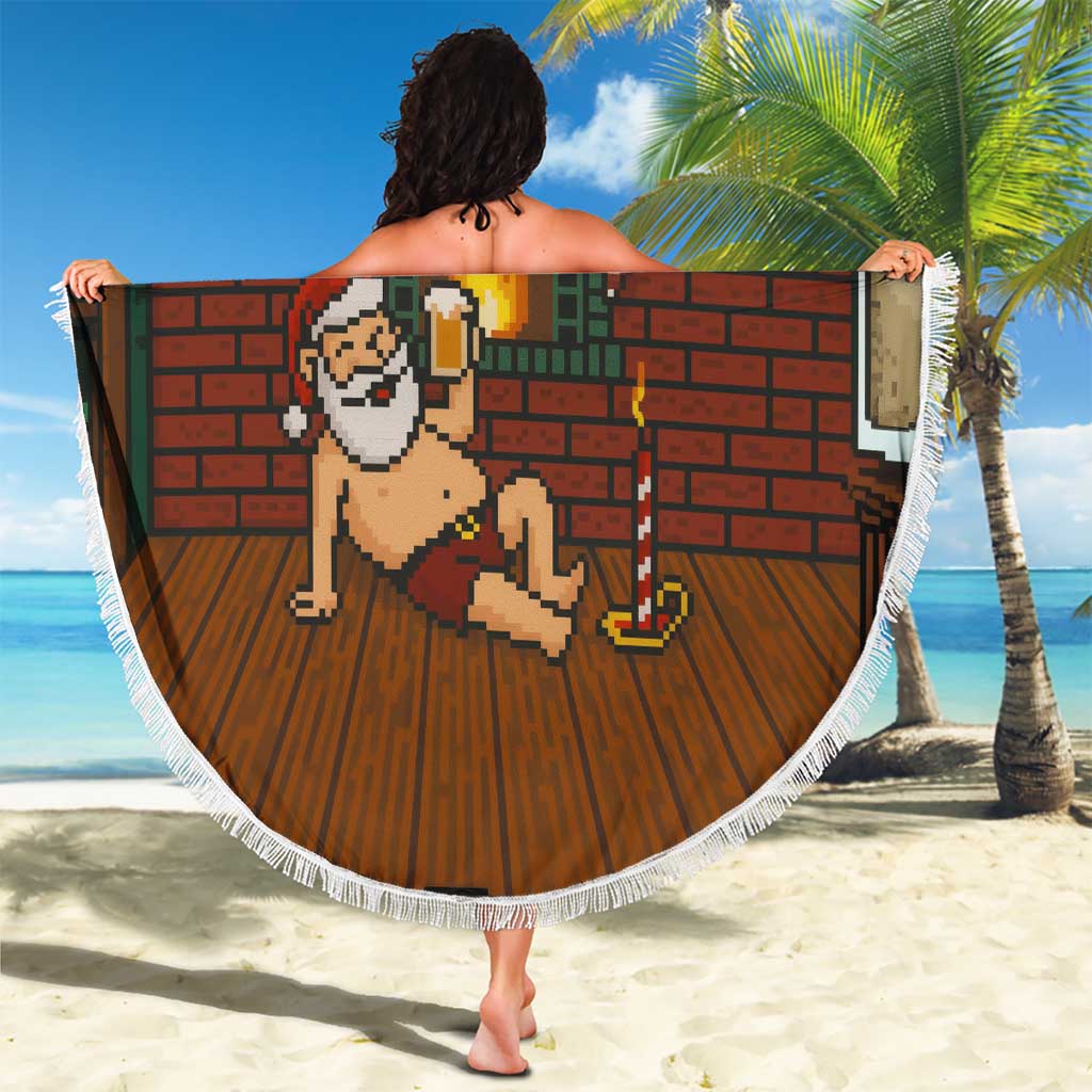 One Night Only Christmas Beach Blanket Xmas Holiday Patterns - Wonder Print Shop