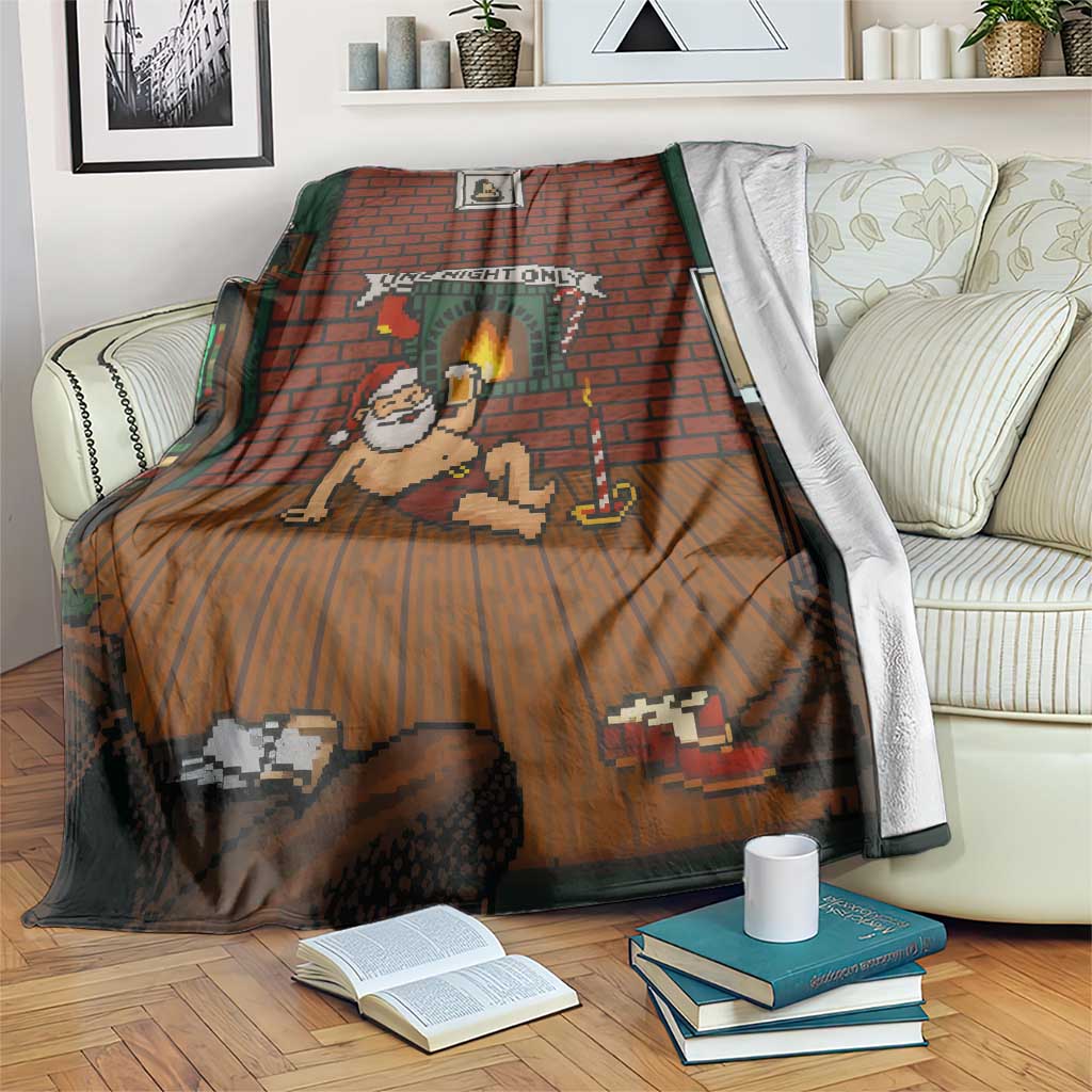 One Night Only Christmas Blanket Xmas Holiday Patterns - Wonder Print Shop
