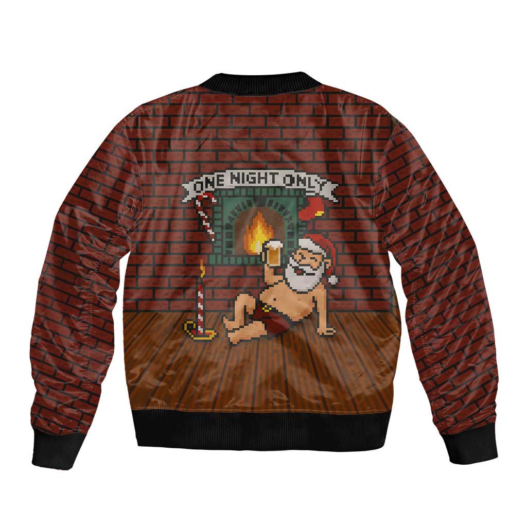 One Night Only Christmas Bomber Jacket Xmas Holiday Patterns - Wonder Print Shop
