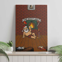 One Night Only Christmas Canvas Wall Art Xmas Holiday Patterns - Wonder Print Shop