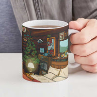 One Night Only Christmas Ceramic Mug Xmas Holiday Patterns - Wonder Print Shop
