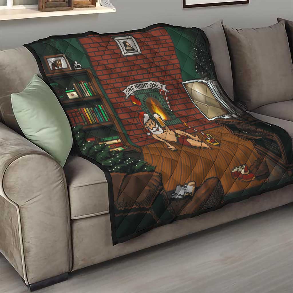 One Night Only Christmas Quilt Xmas Holiday Patterns - Wonder Print Shop