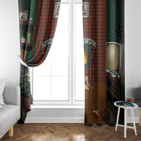 One Night Only Christmas Window Curtain Xmas Holiday Patterns - Wonder Print Shop