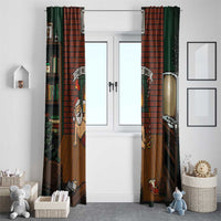 One Night Only Christmas Window Curtain Xmas Holiday Patterns - Wonder Print Shop