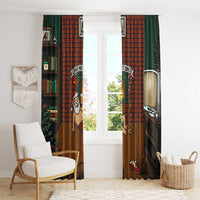 One Night Only Christmas Window Curtain Xmas Holiday Patterns - Wonder Print Shop