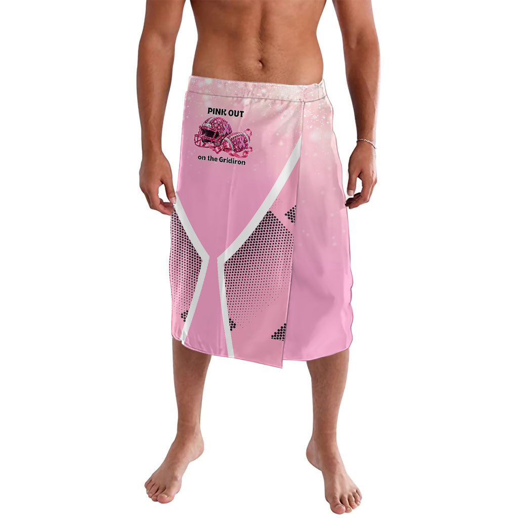 Breast Cancer Awareness Football Lavalava Pink Out Gridiron Tackle Cancer Ribbon Charm