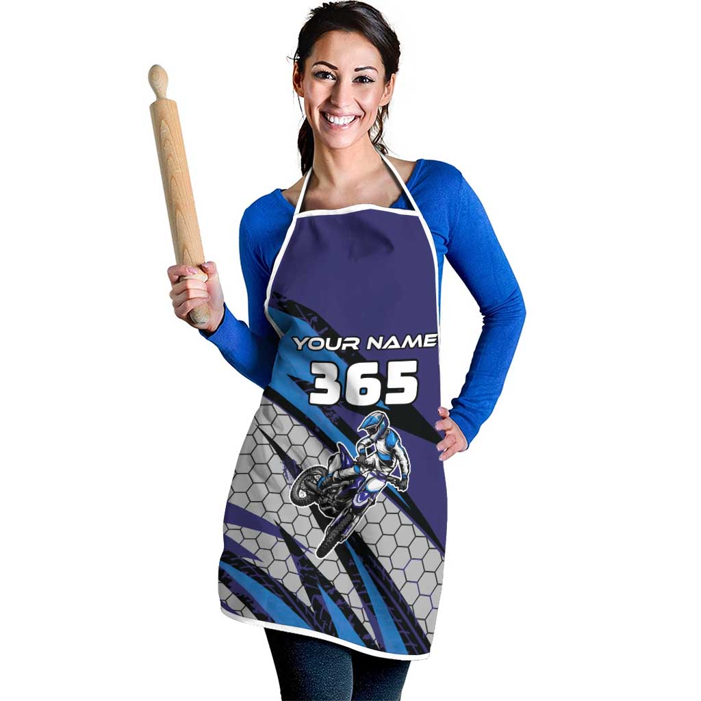 Custom Extreme Motocross Racing Apron with Rider Graphic - Wonder Print Shop