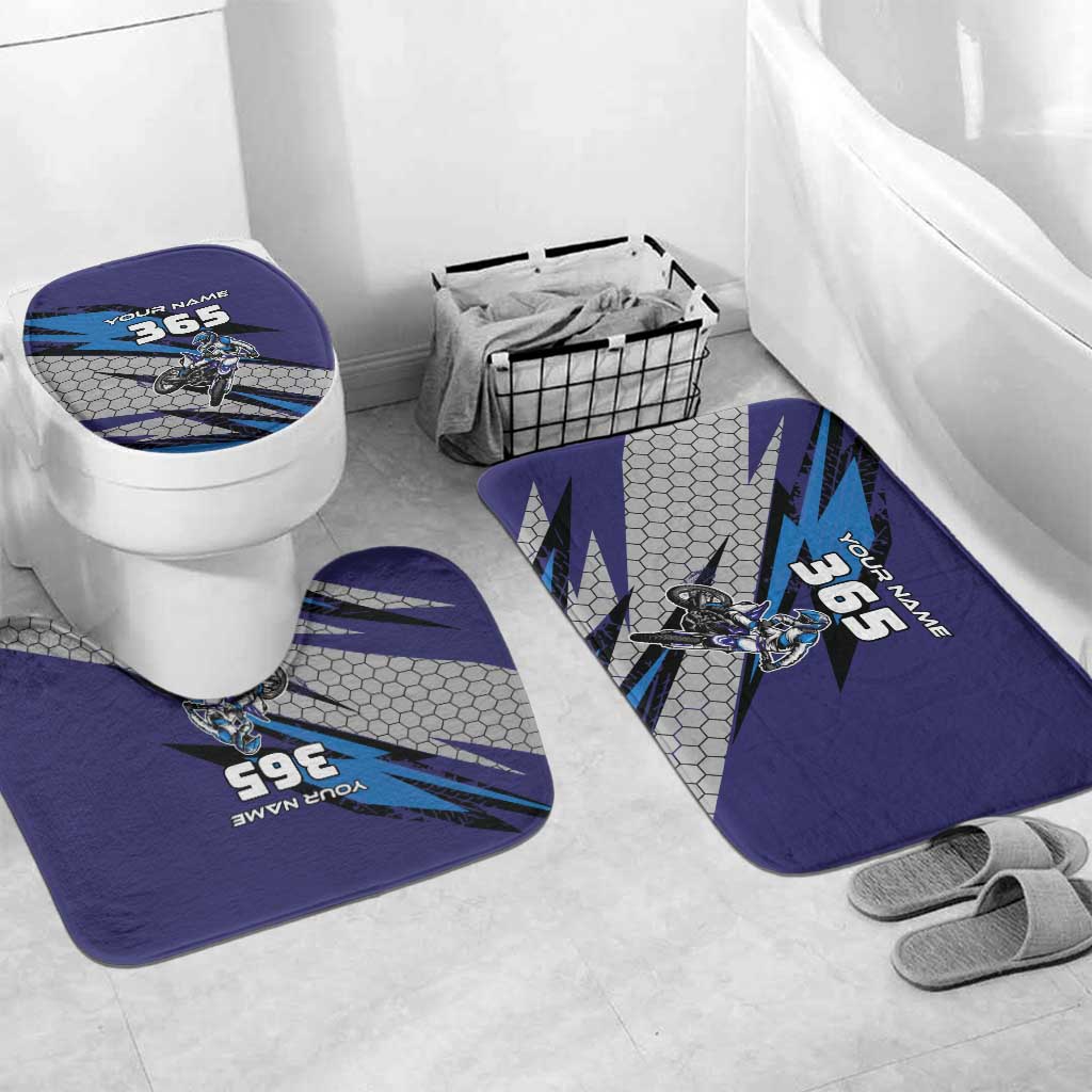 Custom Extreme Motocross Racing Bathroom Set with Rider Graphic - Wonder Print Shop