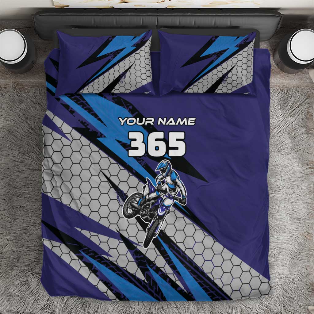 Custom Extreme Motocross Racing Bedding Set with Rider Graphic - Wonder Print Shop