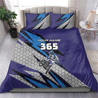 Custom Extreme Motocross Racing Bedding Set with Rider Graphic - Wonder Print Shop