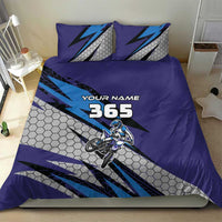 Custom Extreme Motocross Racing Bedding Set with Rider Graphic - Wonder Print Shop