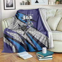Custom Extreme Motocross Racing Blanket with Rider Graphic - Wonder Print Shop