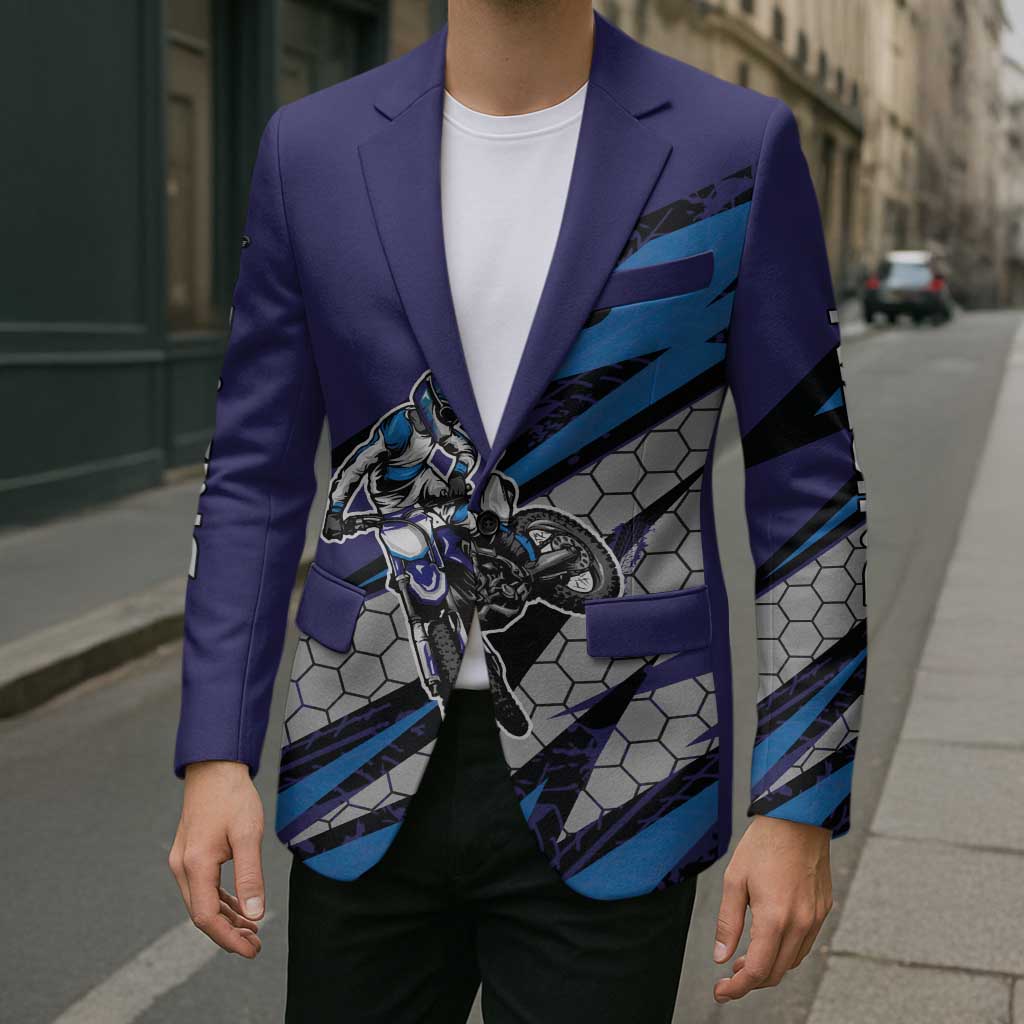 Custom Extreme Motocross Racing Blazer with Rider Graphic - Wonder Print Shop