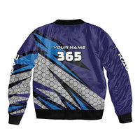 Custom Extreme Motocross Racing Bomber Jacket with Rider Graphic - Wonder Print Shop