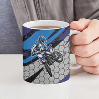 Custom Extreme Motocross Racing Ceramic Mug with Rider Graphic - Wonder Print Shop