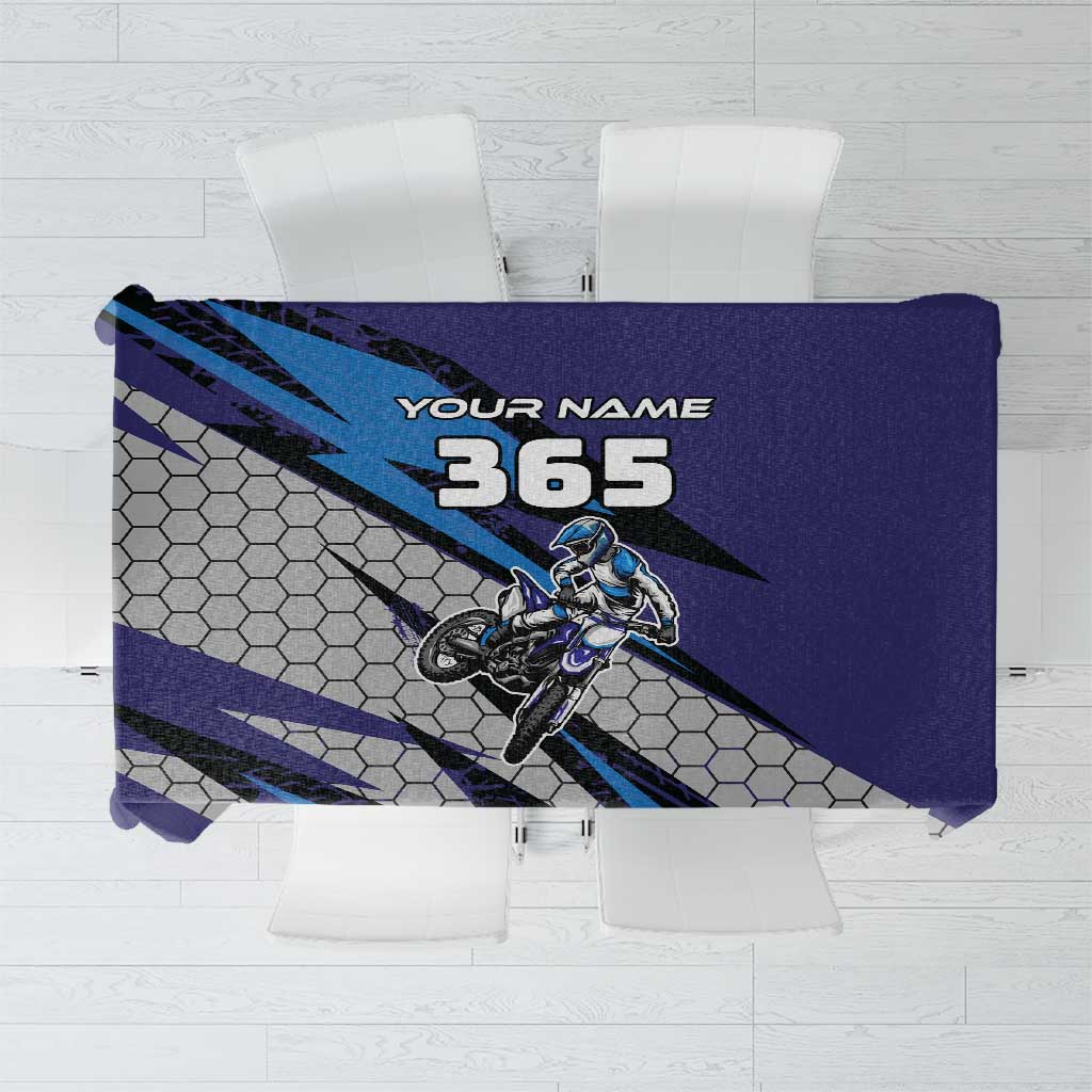 Custom Extreme Motocross Racing Tablecloth with Rider Graphic - Wonder Print Shop