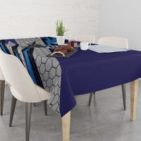 Custom Extreme Motocross Racing Tablecloth with Rider Graphic - Wonder Print Shop