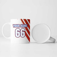 Custom Patriotic Motocross Ceramic Mug with American Flag - Wonder Print Shop