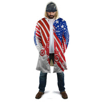Custom Patriotic Motocross Cloak with American Flag - Wonder Print Shop