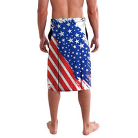 Custom Patriotic Motocross Lavalava with American Flag - Wonder Print Shop