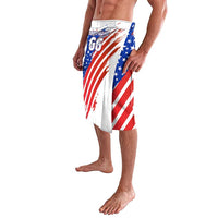 Custom Patriotic Motocross Lavalava with American Flag - Wonder Print Shop