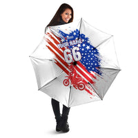Custom Patriotic Motocross Umbrella with American Flag - Wonder Print Shop