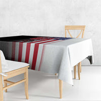 Custom Patriotic Eagle Motocross Tablecloth with American Flag and Rider Design - Wonder Print Shop