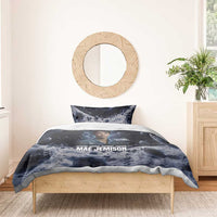 Mae Jemison Bedding Set with Space Portrait Design, Science Has No Boundaries Quote and DNA Book Elements - Wonder Print Shop