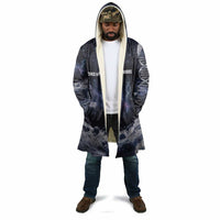 Mae Jemison Cloak with Space Portrait Design, Science Has No Boundaries Quote and DNA Book Elements - Wonder Print Shop